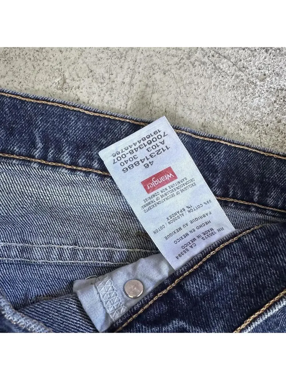 Vintage Y2K Wrangler Blue Carpenter Baggy Denim Jeans Shorts Jorts